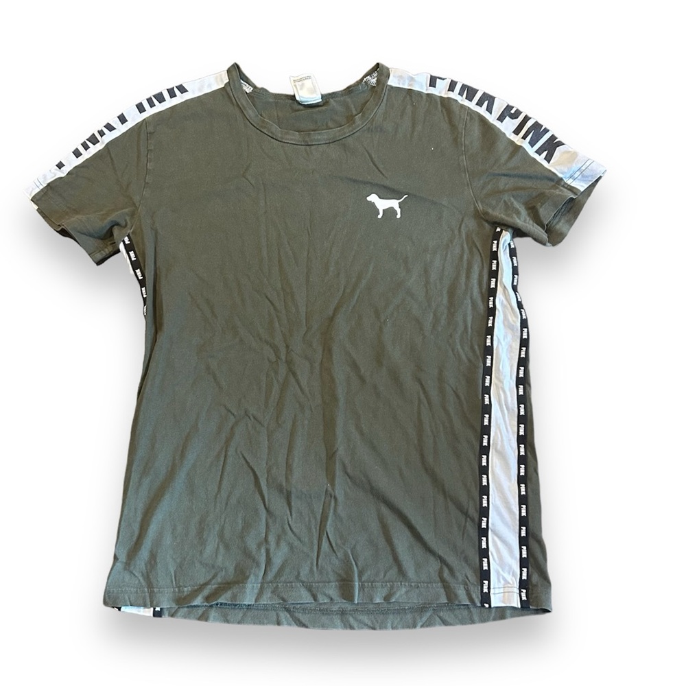 [PINK] Green Crewneck Tee
